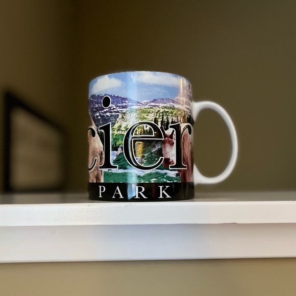 America Ware x Glacier National Park Montana 2017 All Over Print 3D Spellout Mug - Picture 3 of 6